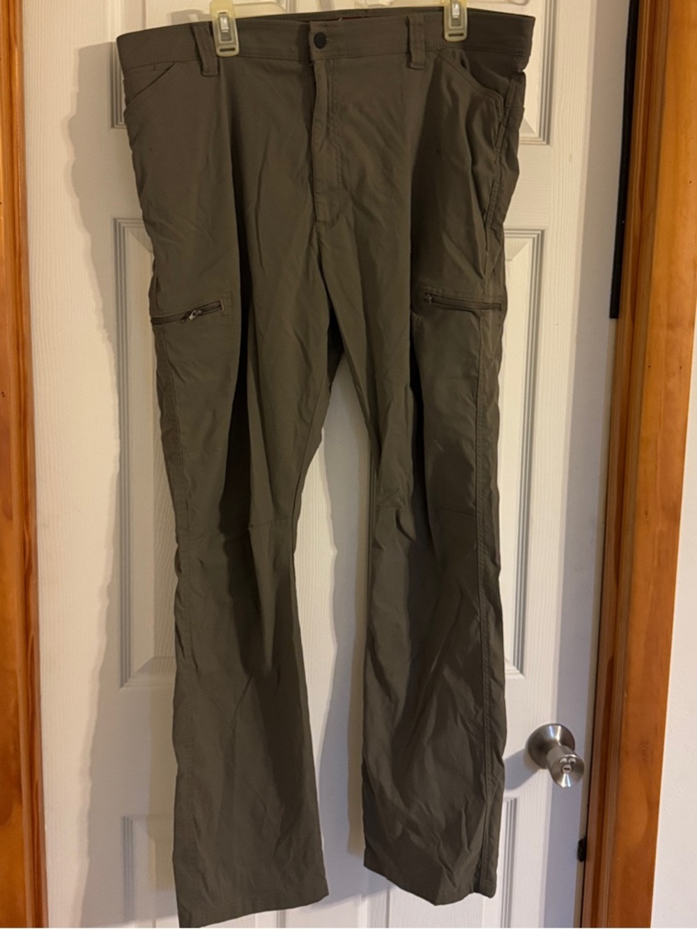Men's Olive Green Outdoor Cargo Pants 40x32